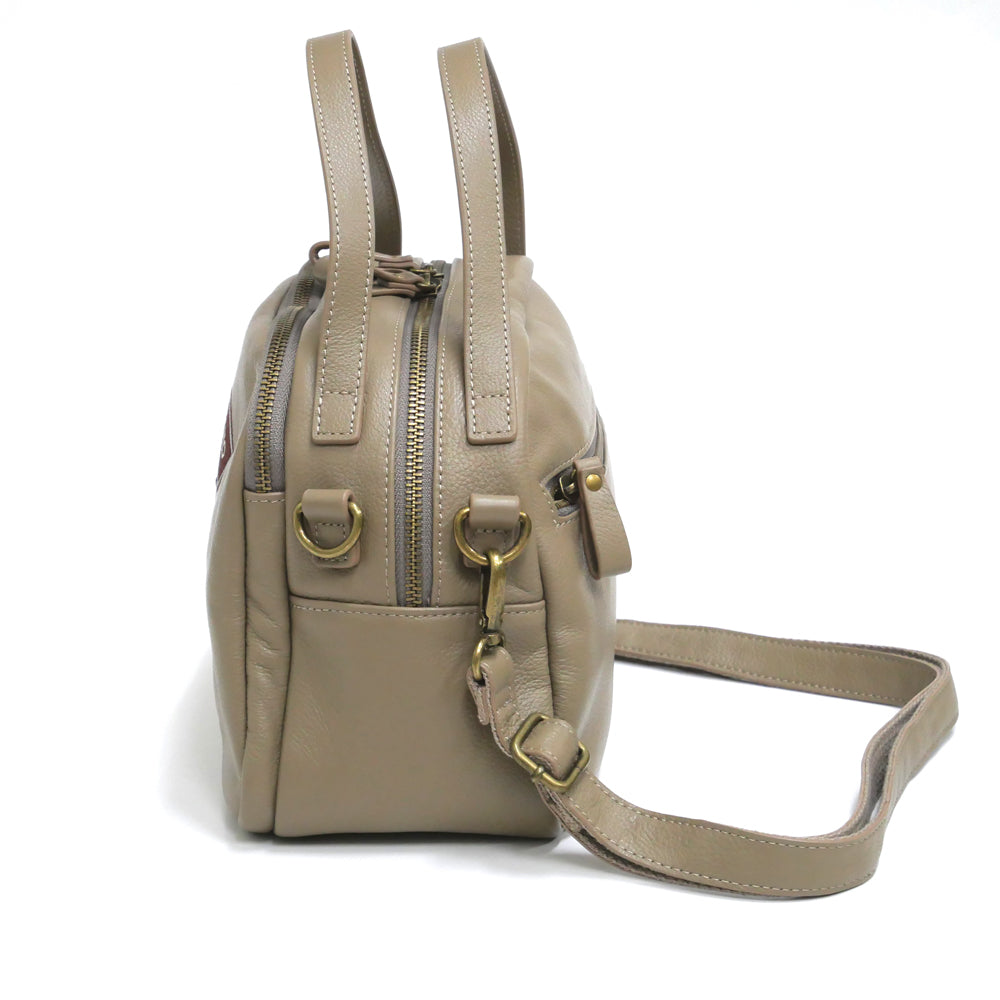 【予約】レザー刺繍ボストンショルダー