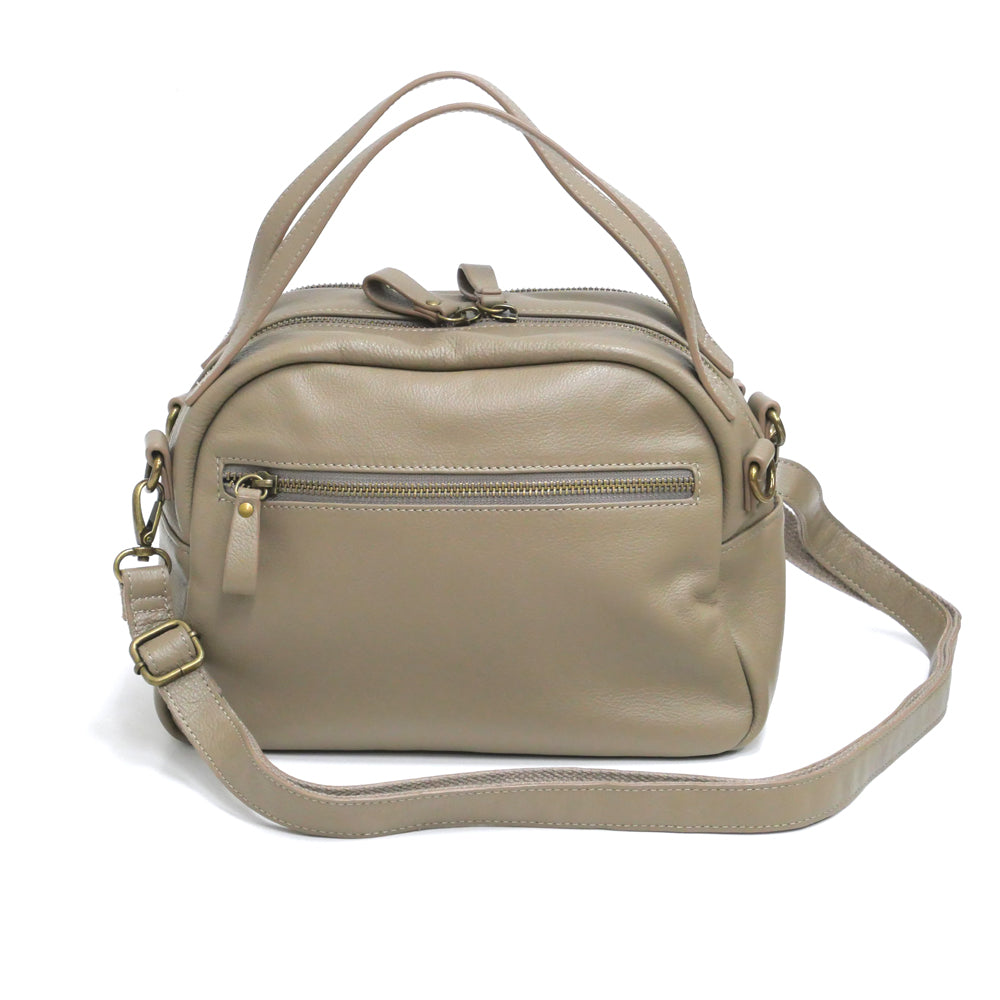 【予約】レザー刺繍ボストンショルダー