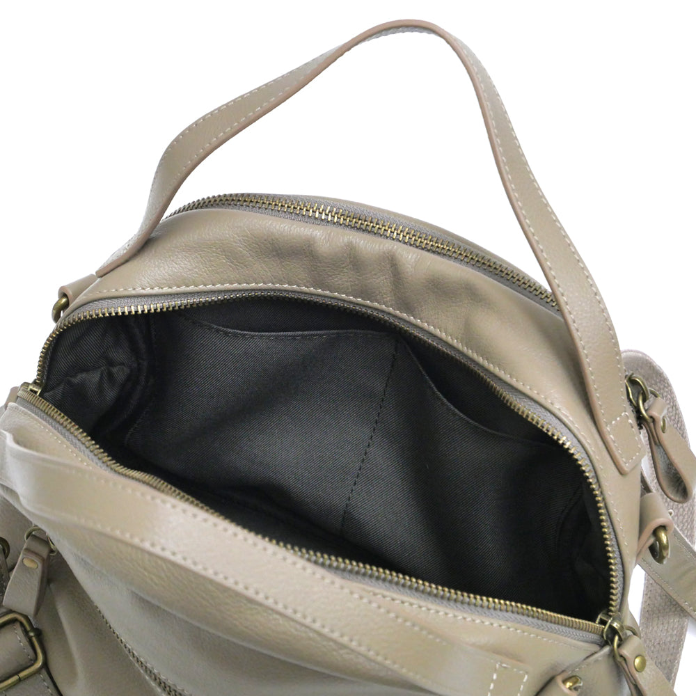 【予約】レザー刺繍ボストンショルダー