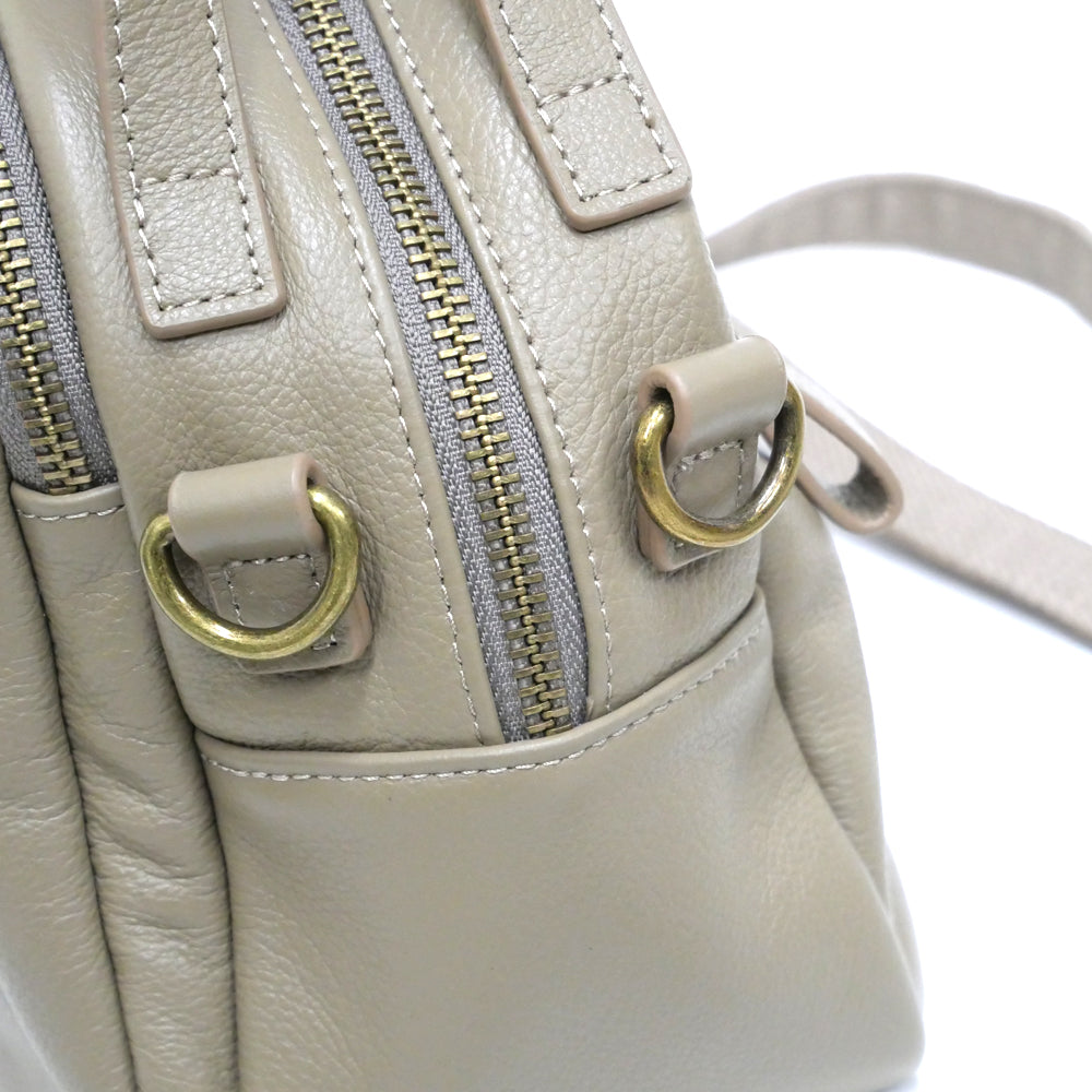 【予約】レザー刺繍ボストンショルダー