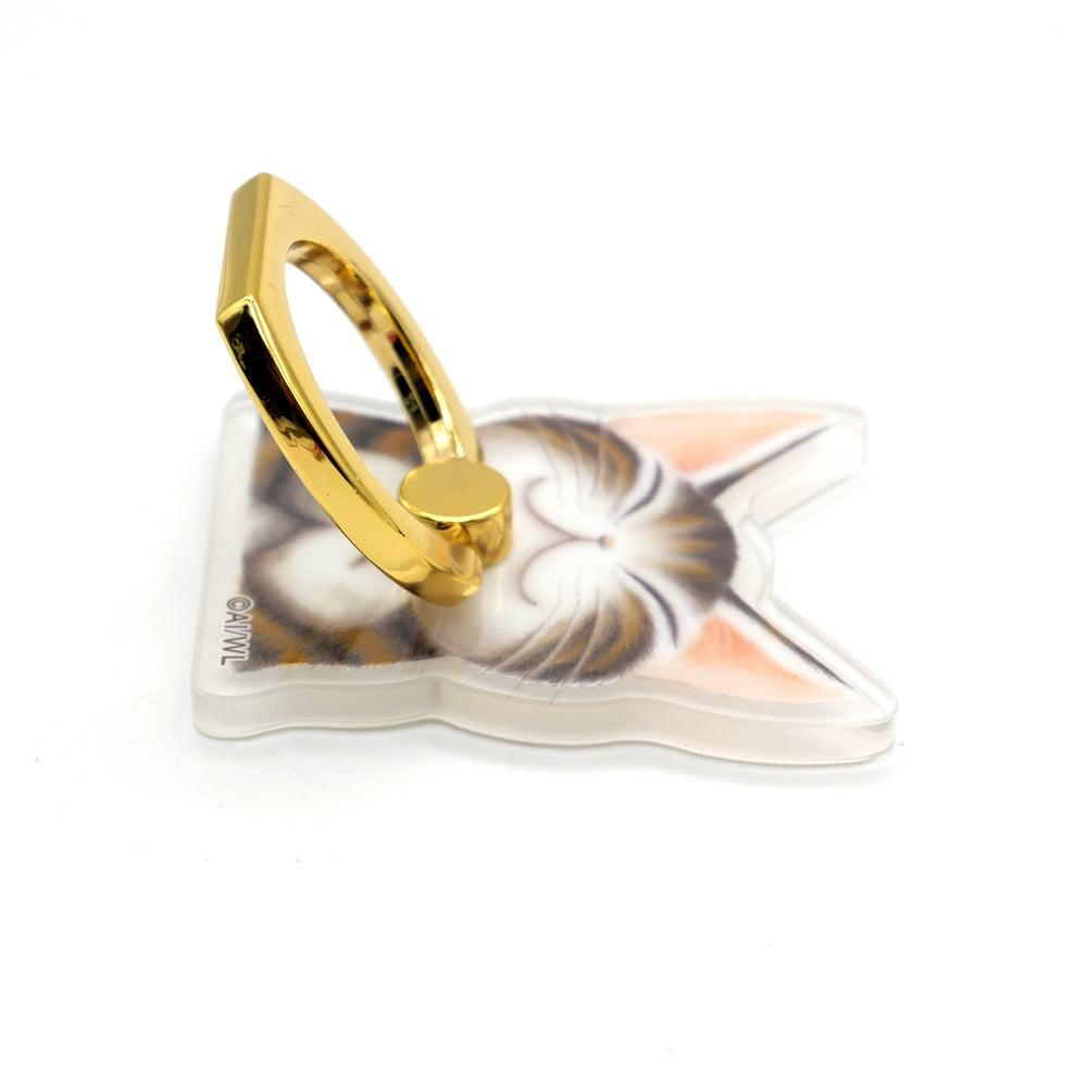 【予約】スマホリング　うんのいいねこ