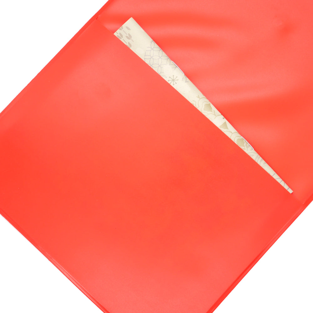 【予約】Ａ５フラットケース　レコード・赤