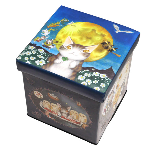 【予約】収納スツール　７つのつきの夜