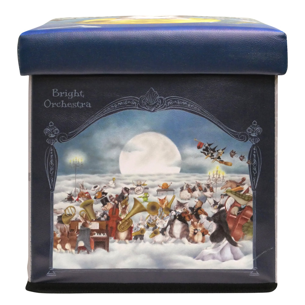 【予約】収納スツール　７つのつきの夜