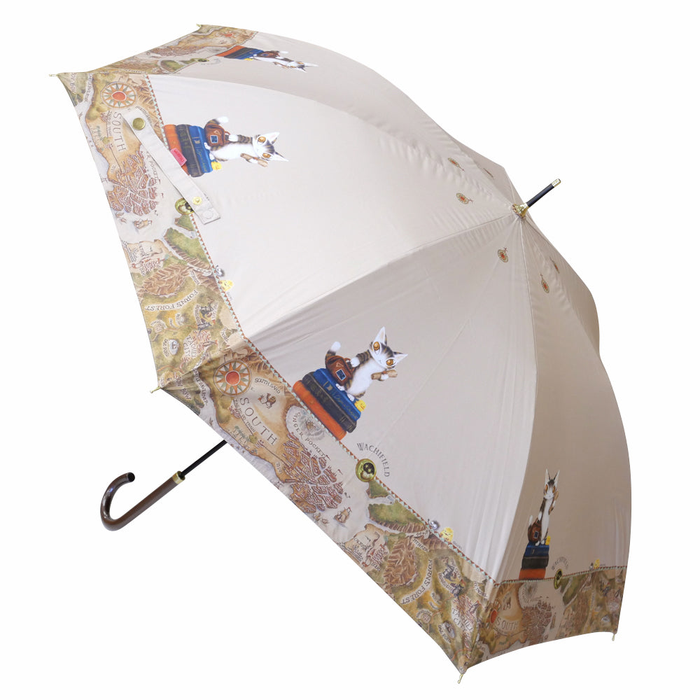 【予約】遮光ＵＶジャンプ長傘　旅ＢＡＢＹ