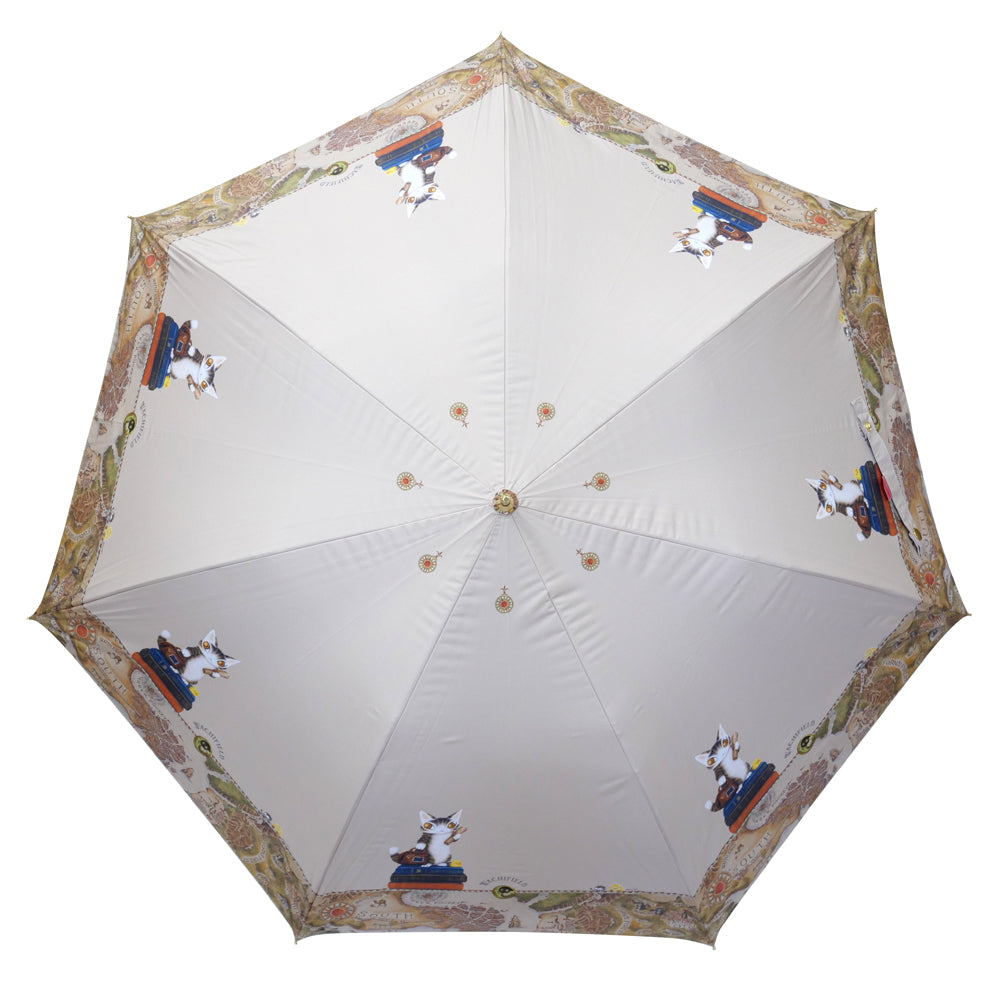 【予約】遮光ＵＶジャンプ長傘　旅ＢＡＢＹ