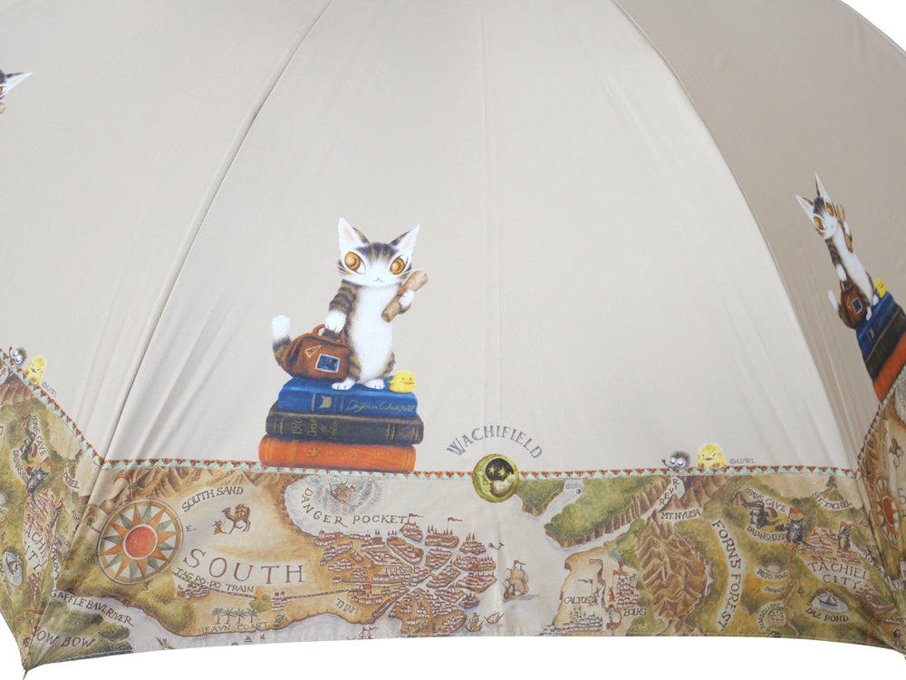 【予約】遮光ＵＶジャンプ長傘　旅ＢＡＢＹ