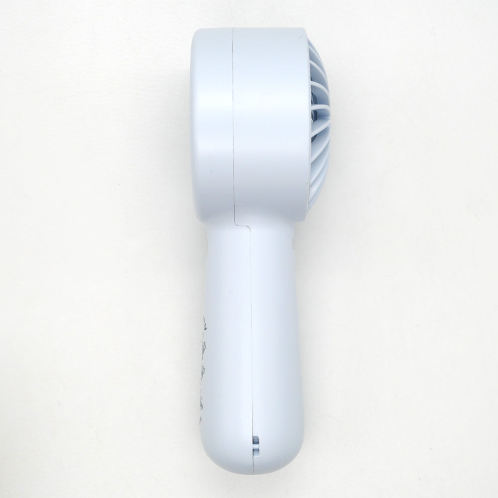 強風ミニハンディファン　アイスブルー