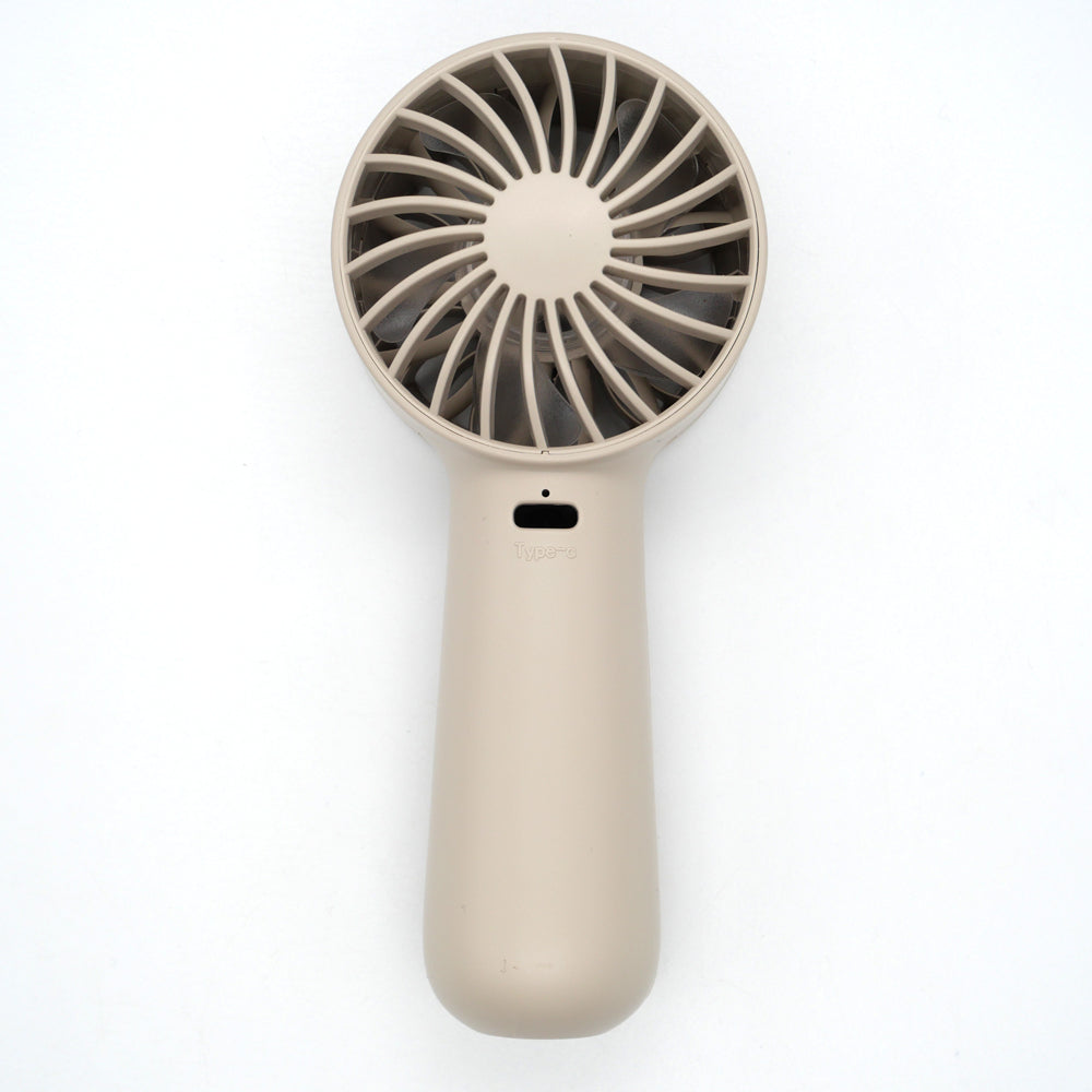強風ミニハンディファン　ベージュ