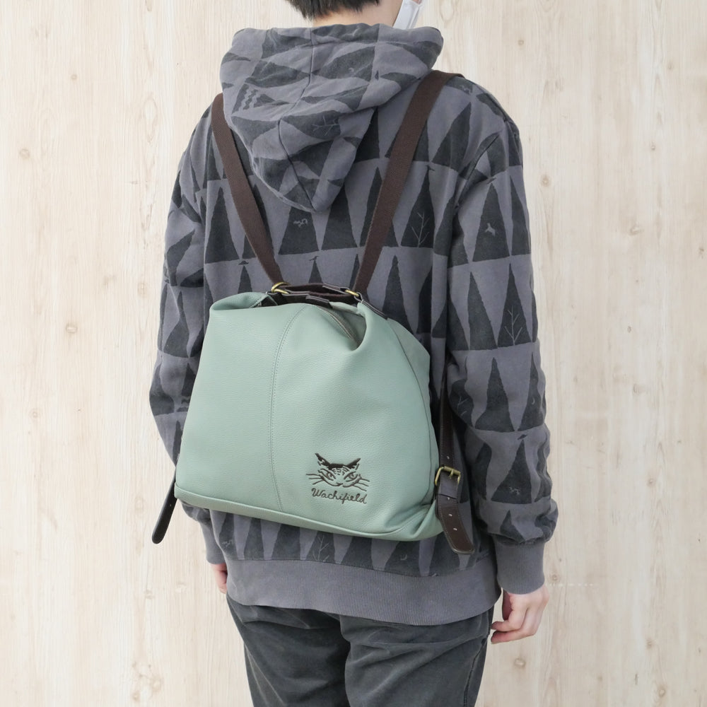 軽い撥水Ｓレザー２ＷＡＹリュック