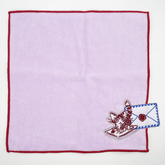 【予約】飛び出す刺繍タオルハンカチ お手紙
