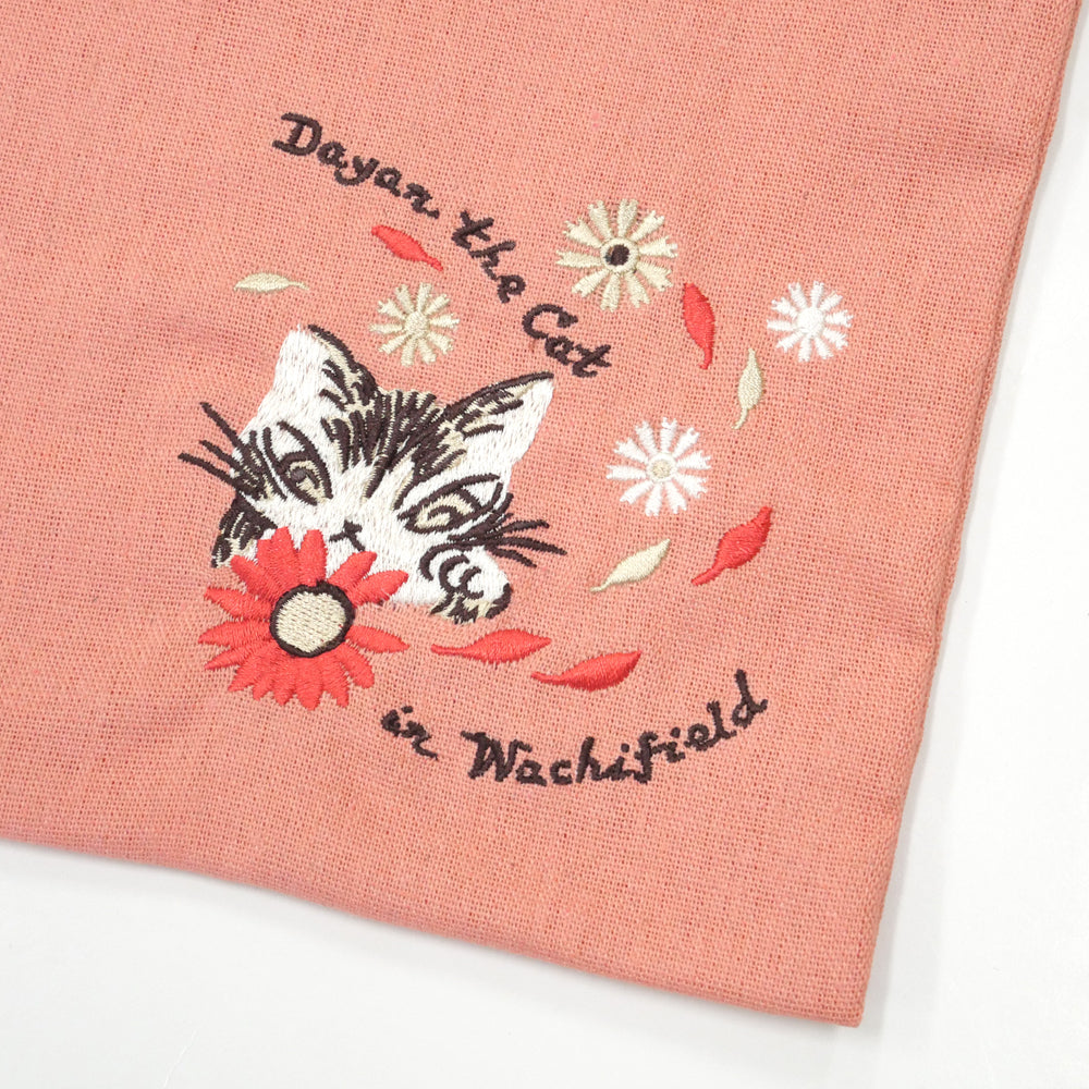 刺繍ミニトート 花占い・とき色