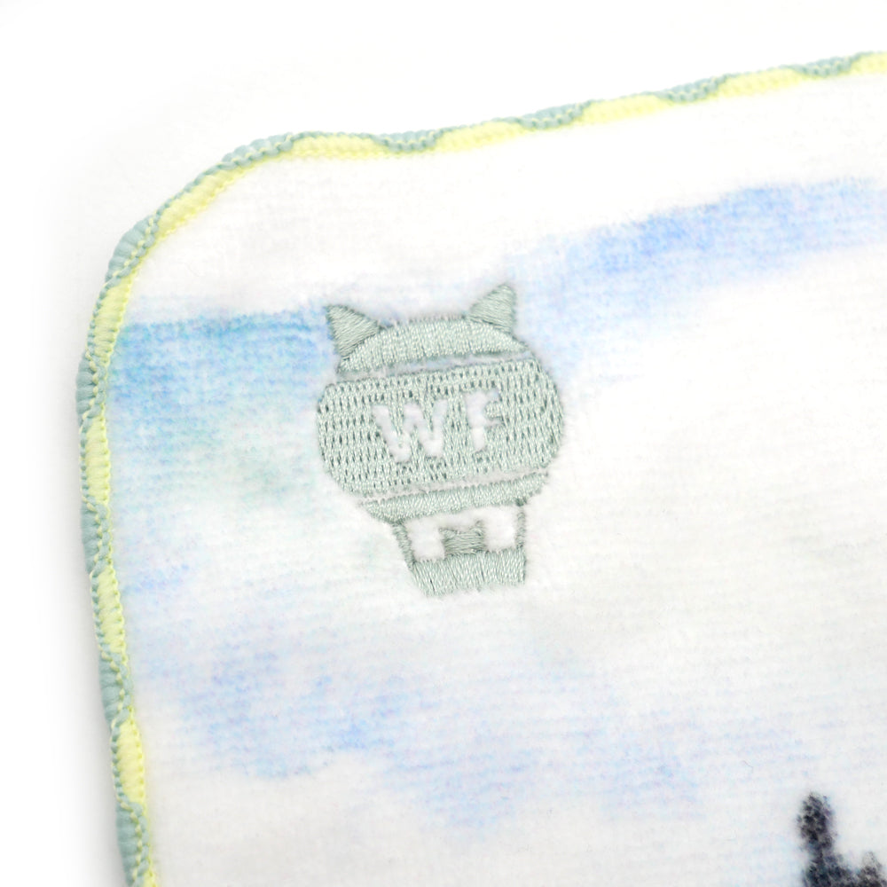 【予約】アート刺繍ミニタオル テルチの街並み