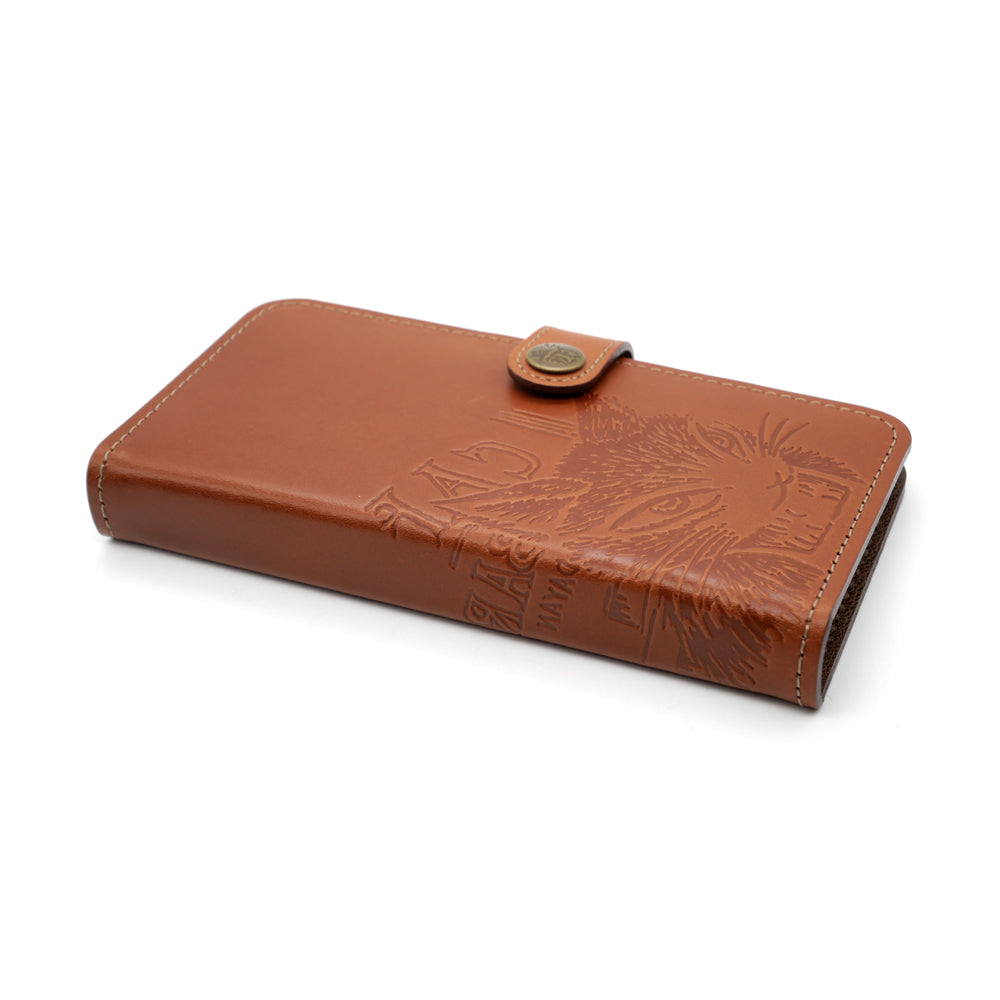 【予約】革50thレザーマルチスマホケース　ＤＢカフェ