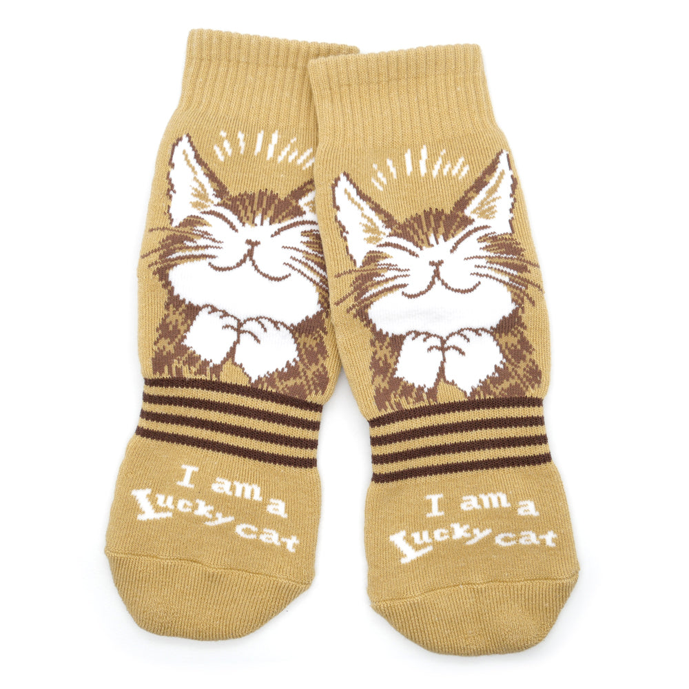 【予約】トレッキングソックス　うんのいいねこ