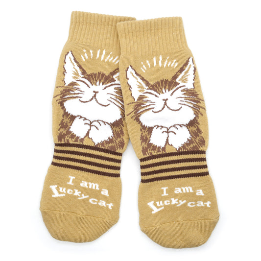 【予約】トレッキングソックス　うんのいいねこ
